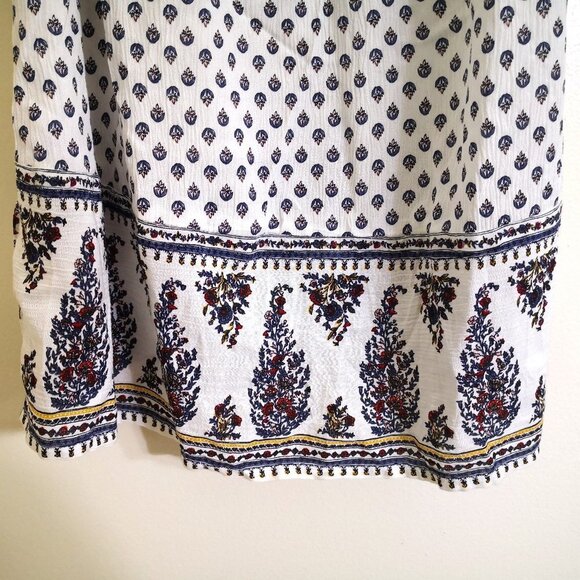 Lot of 2 New Old Navy Cotton Gingham Off The Shoulder/Boho Shoulder Tie Tops - Picture 7 of 9